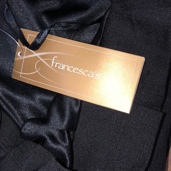 Francesca’s Blue Rain black dainty crochet skirt - Picture 5 of 5